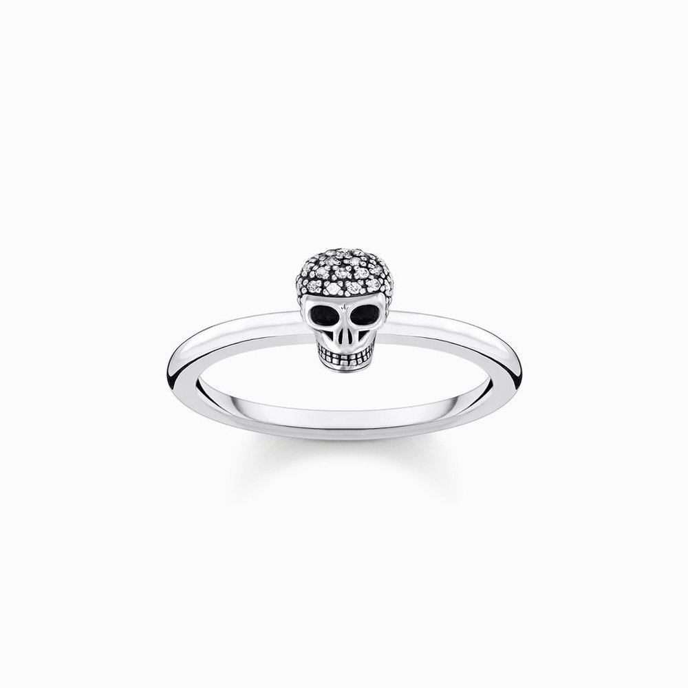 Thomas Sabo Pave Ring skull